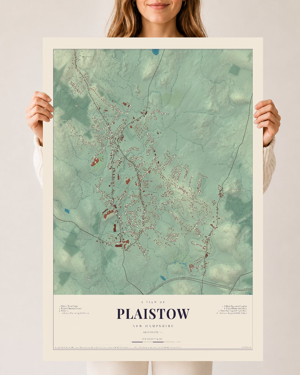 NH Current Atlas 2026 | Plaistow | 24" x 36" | Archival Matte Print