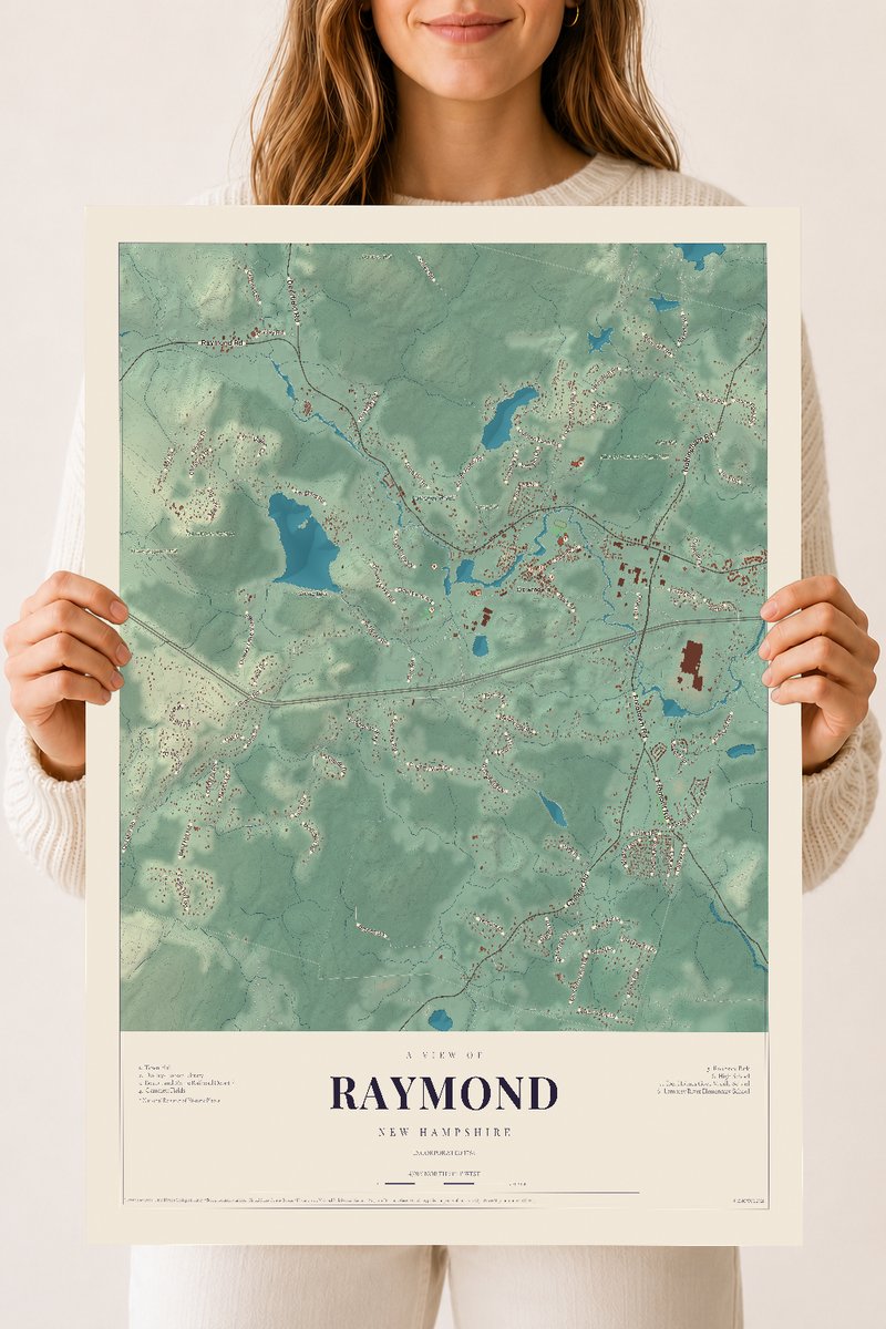 NH Current Atlas 2026 | Raymond | 18" x 24" | Archival Matte Print