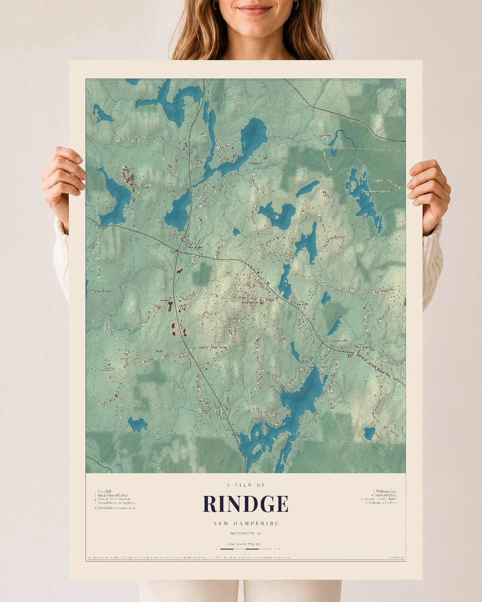 NH Current Atlas 2026 | Rindge | 24" x 36" | Archival Matte Print