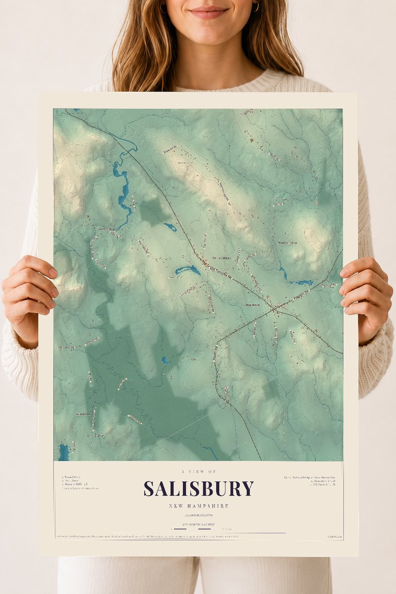 NH Current Atlas 2026 | Salisbury | 18" x 24" | Archival Matte Print