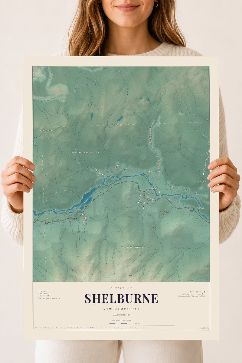 NH Current Atlas 2026 | Shelburne | 18" x 24" | Archival Matte Print