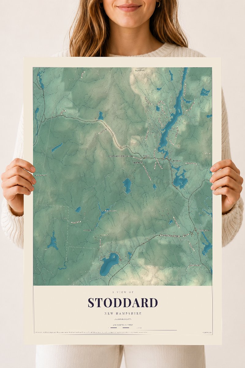 NH Current Atlas 2026 | Stoddard | 18" x 24" | Archival Matte Print