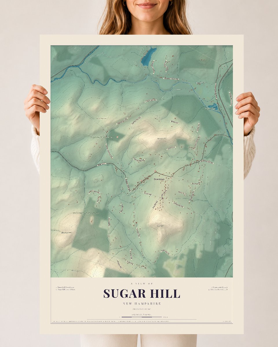 NH Current Atlas 2026 | Sugar Hill | 24" x 36" | Archival Matte Print