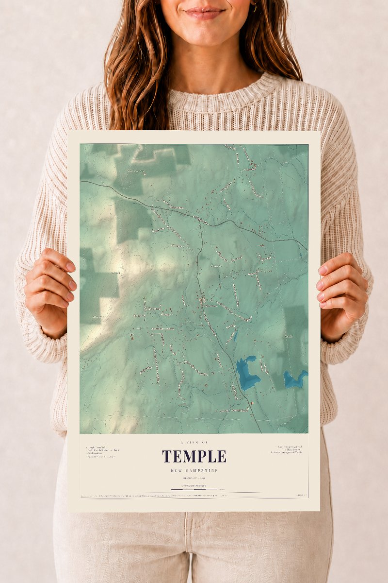 NH Current Atlas 2026 | Temple | 12" x 18" | Archival Matte Print