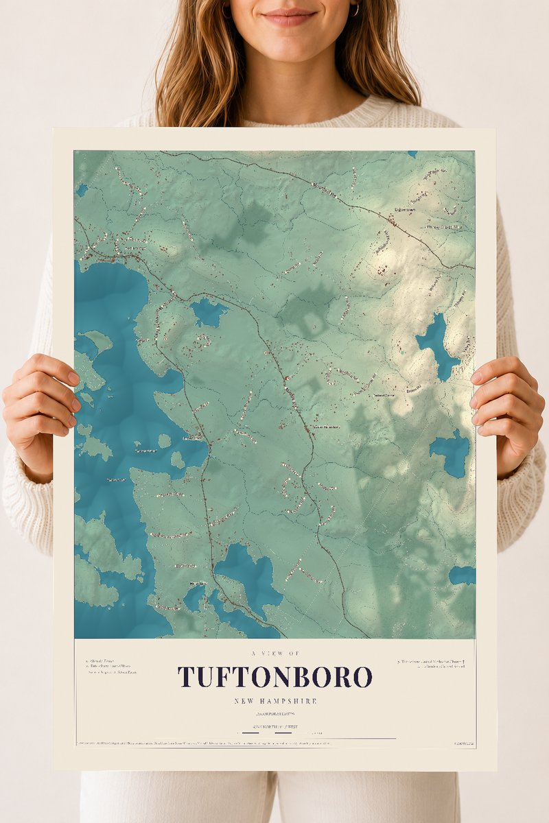 NH Current Atlas 2026 | Tuftonboro | 18" x 24" | Archival Matte Print