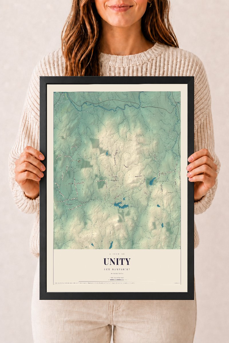 NH Current Atlas 2026 | Unity | 12" x 18" | W/ Black Ayous Wood Frame