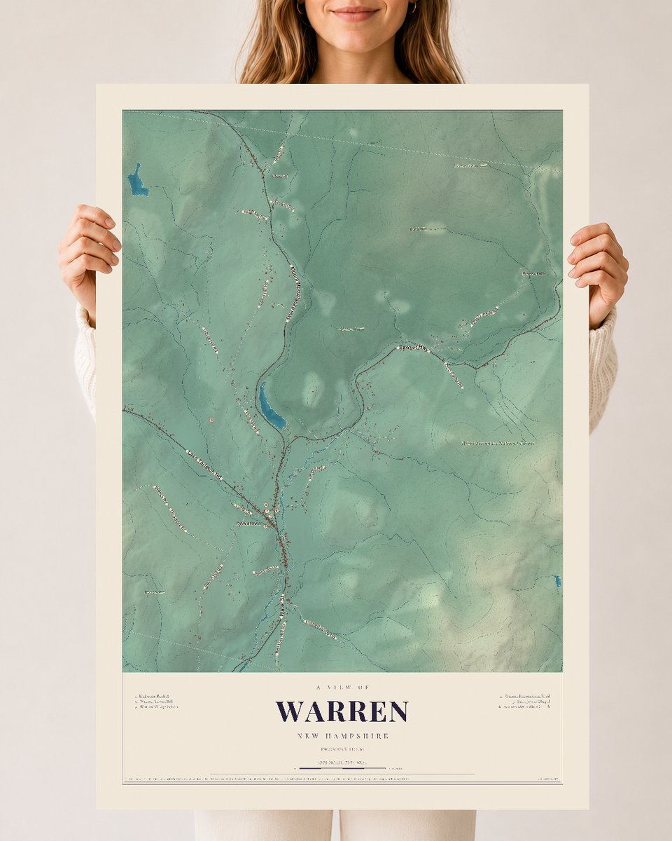 NH Current Atlas 2026 | Warren | 24" x 36" | Archival Matte Print