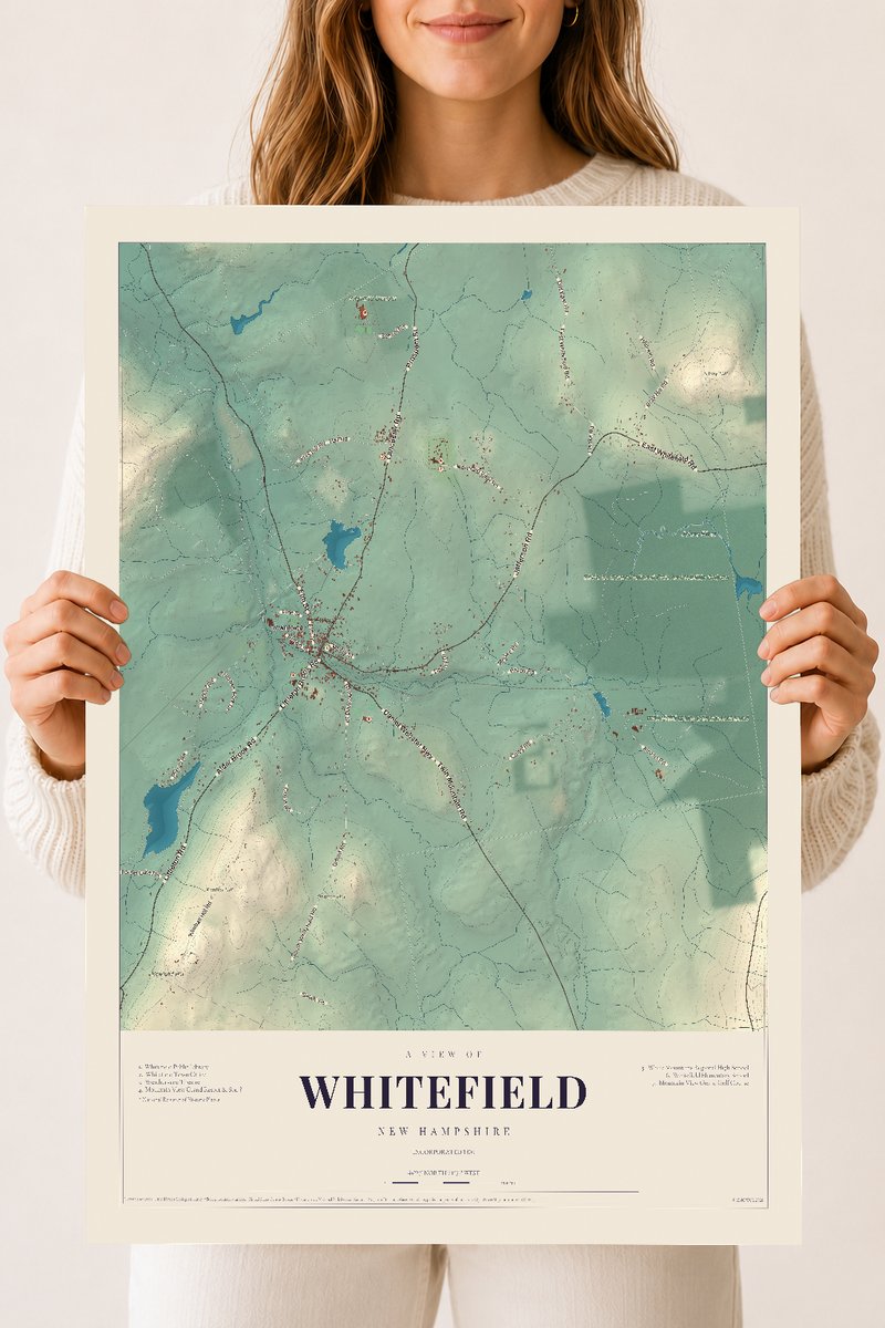 NH Current Atlas 2026 | Whitefield | 18" x 24" | Archival Matte Print