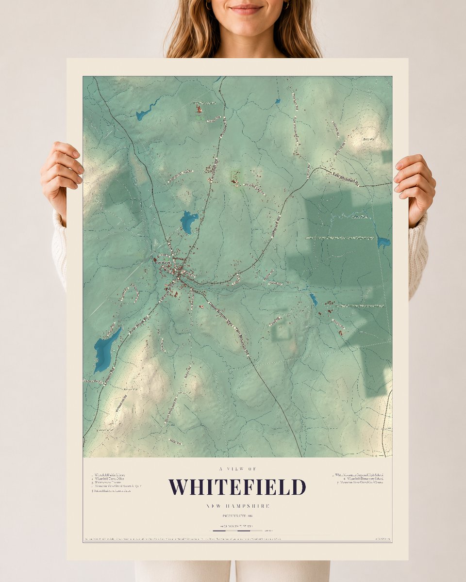 NH Current Atlas 2026 | Whitefield | 24" x 36" | Archival Matte Print