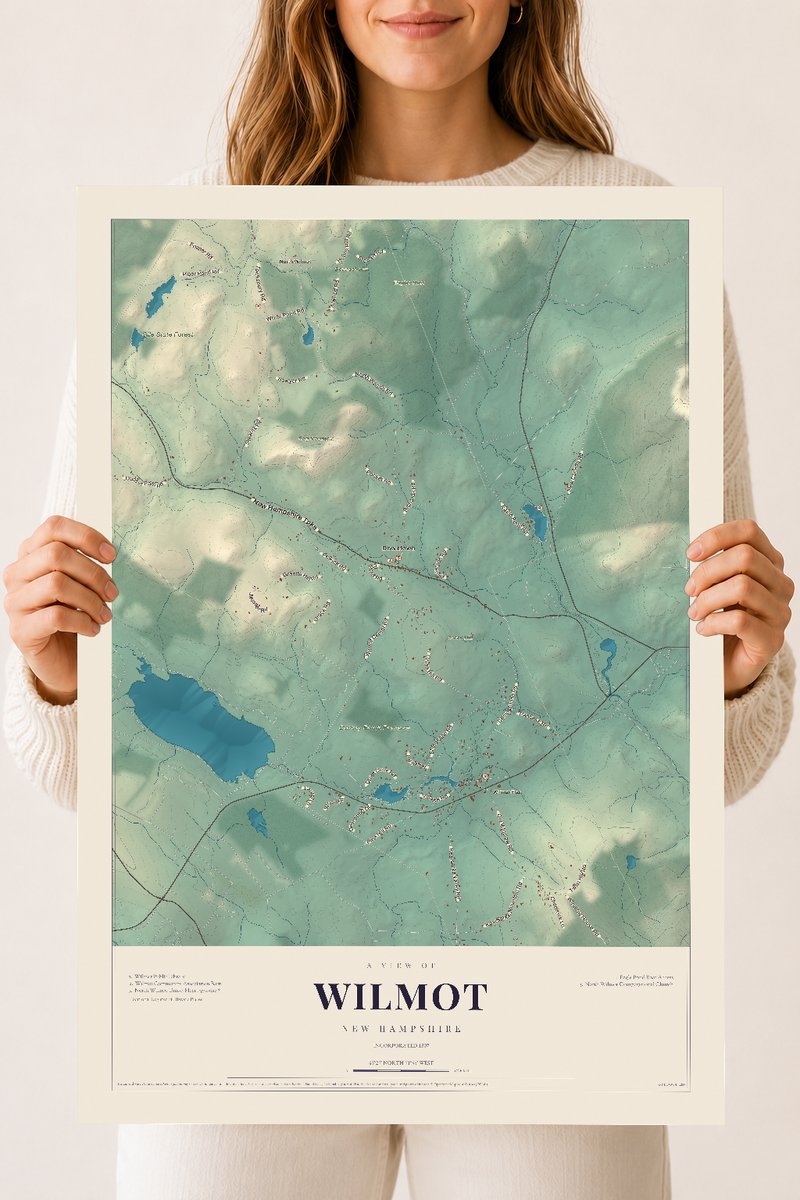 NH Current Atlas 2026 | Wilmot | 18" x 24" | Archival Matte Print