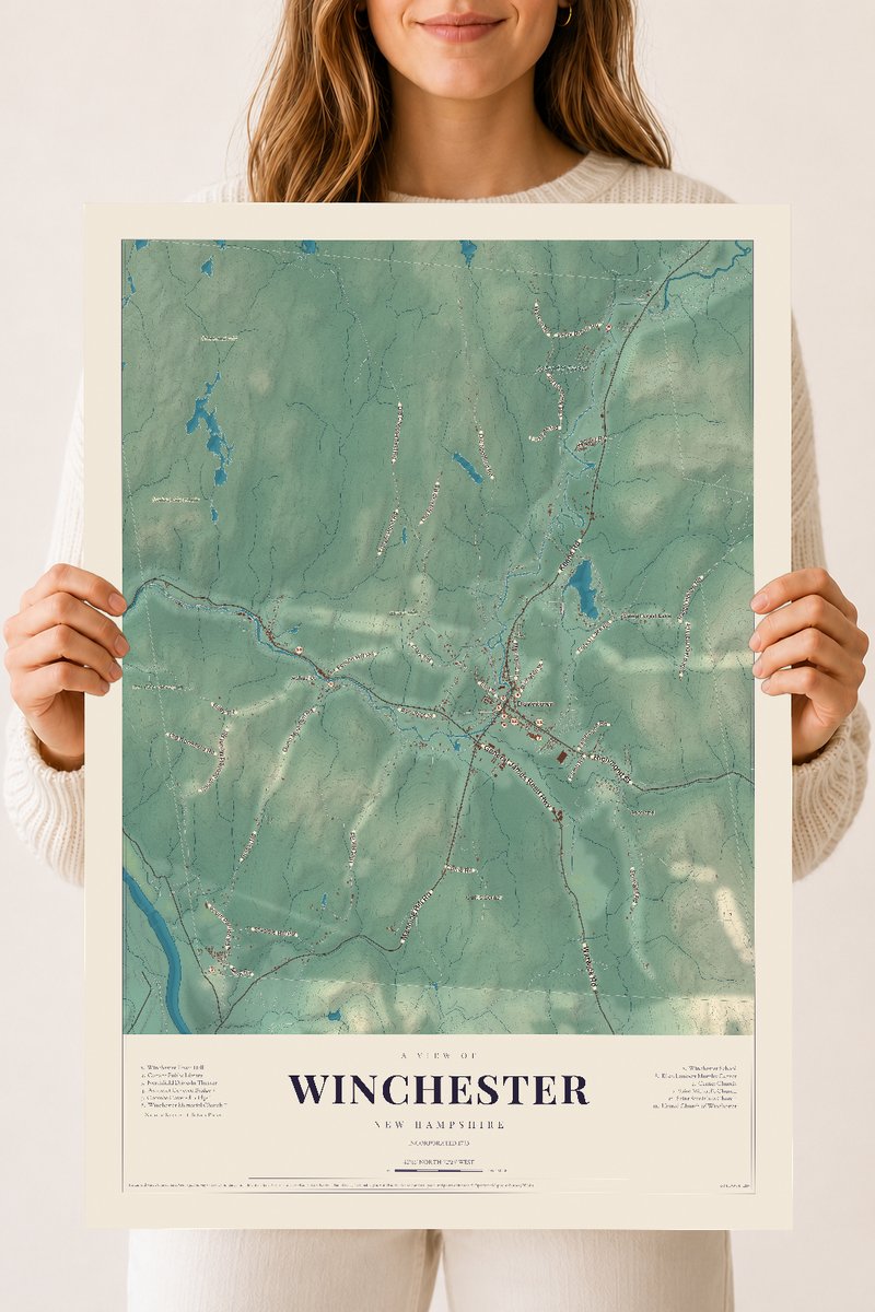 NH Current Atlas 2026 | Winchester | 18" x 24" | Archival Matte Print