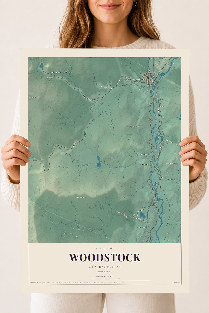 NH Current Atlas 2026 | Woodstock | 18" x 24" | Archival Matte Print