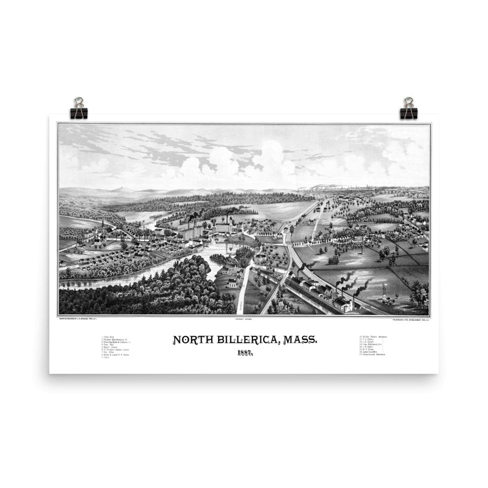 North Billerica, MA 1887 - Available at KNOWOL