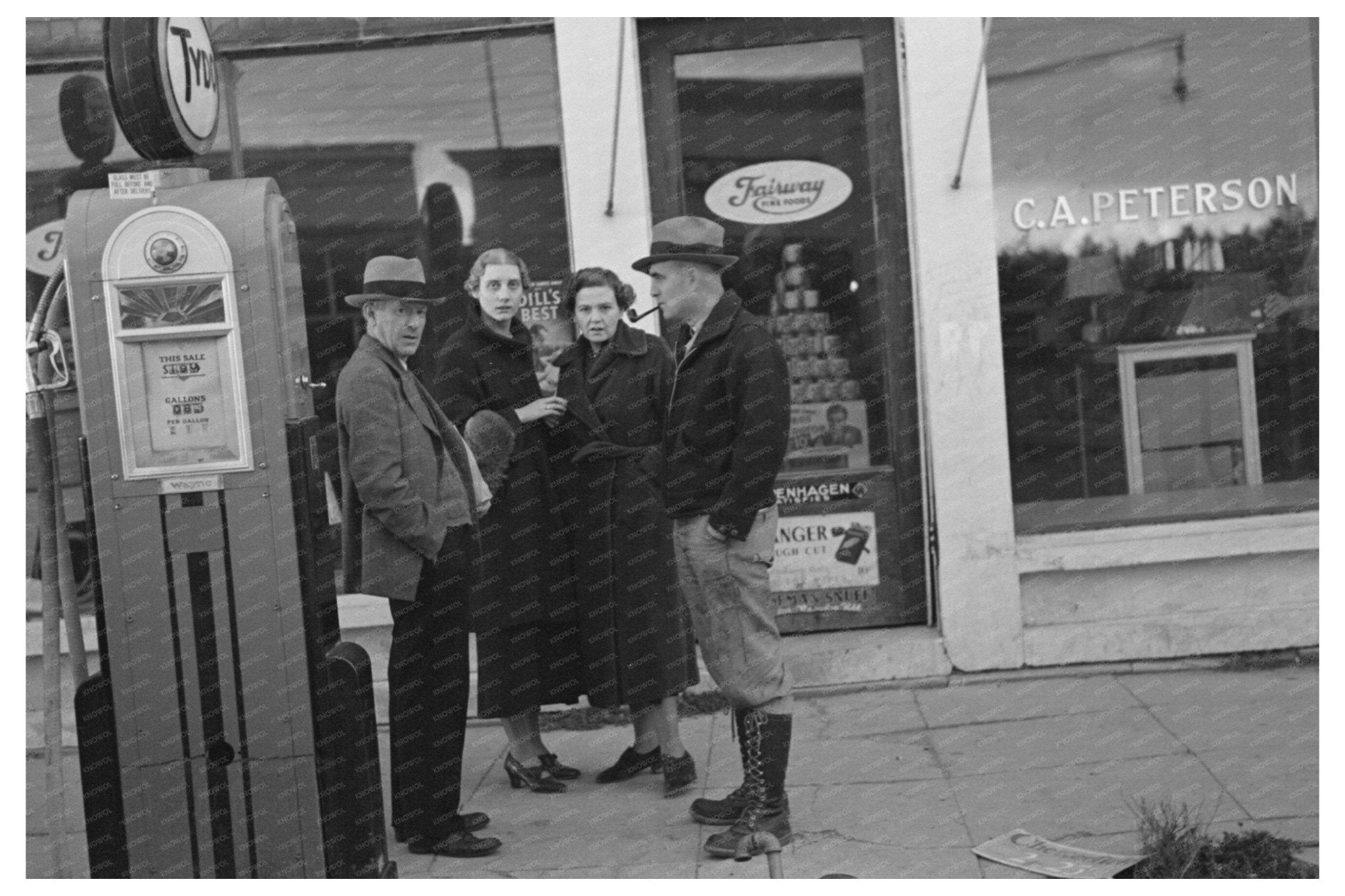 Northome Minnesota Residents Vintage Image September 1937 - Available at KNOWOL