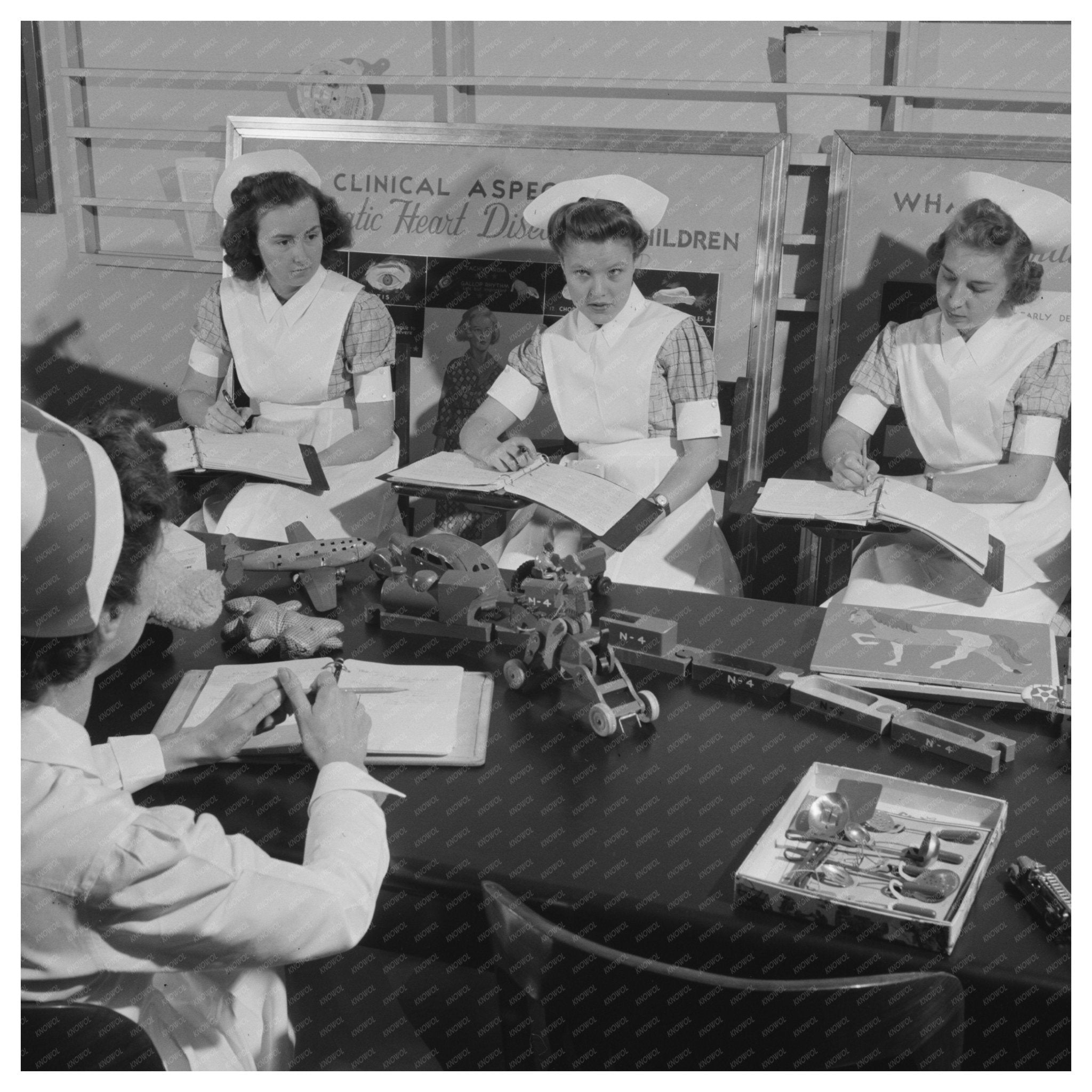 Nurse Training in Pediatrics United States 1940 - Available at KNOWOL