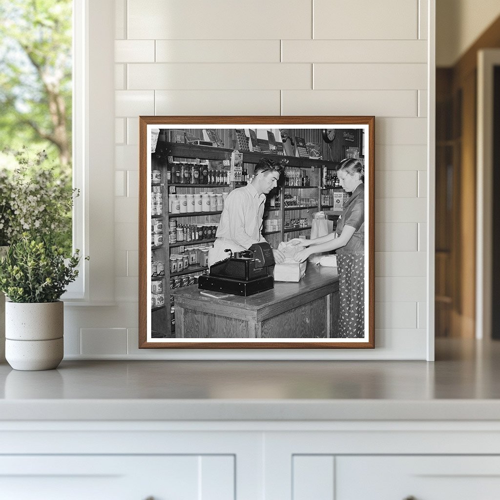 October 1938 Vintage Image of Cooperative Store Purchases - Available at KNOWOL