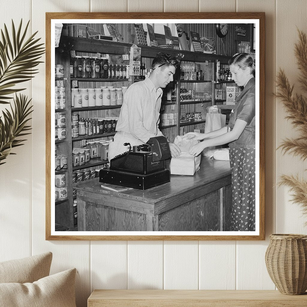 October 1938 Vintage Image of Cooperative Store Purchases - Available at KNOWOL