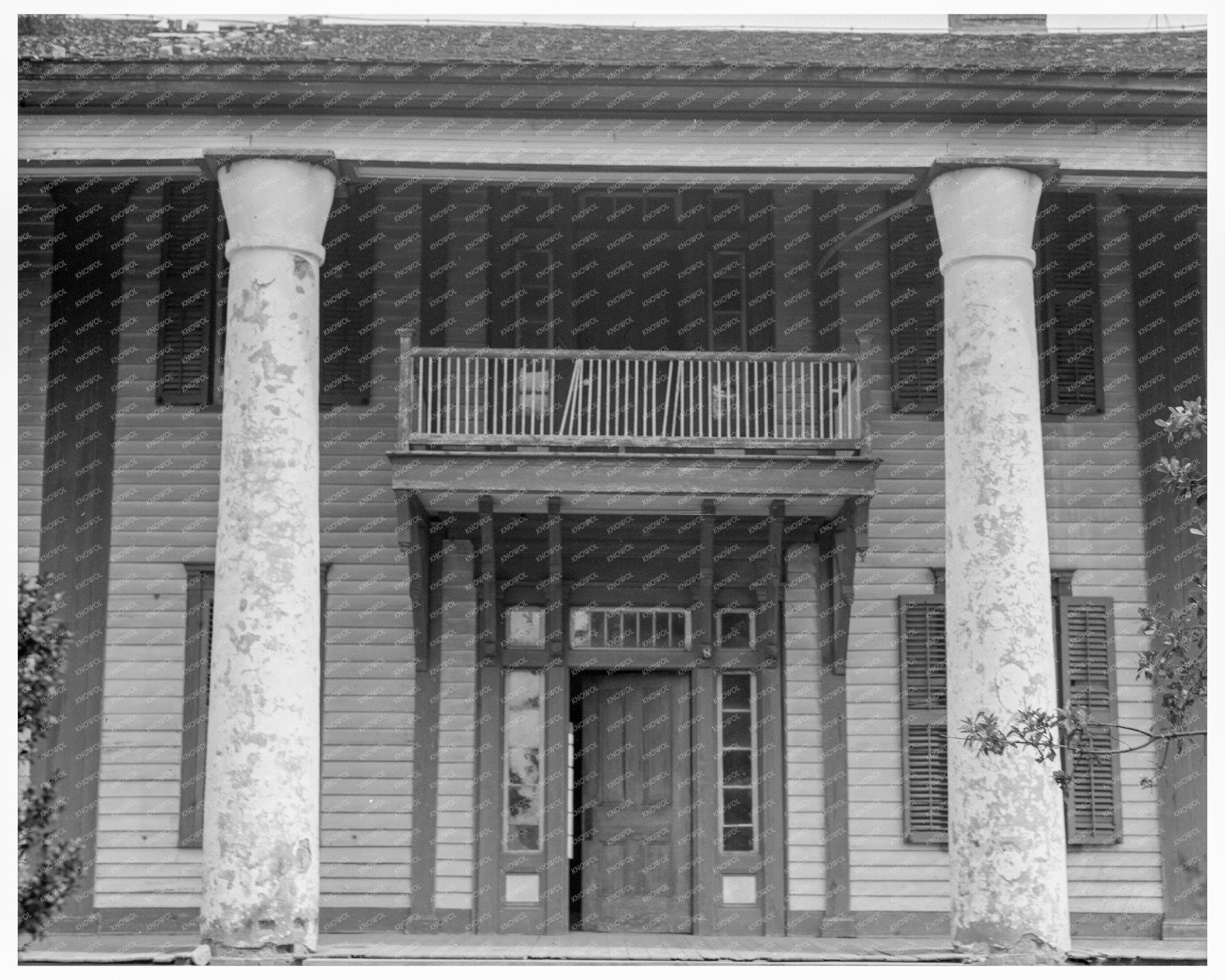 Pharr Plantation House Georgia 1937 Vintage Photograph - Available at KNOWOL