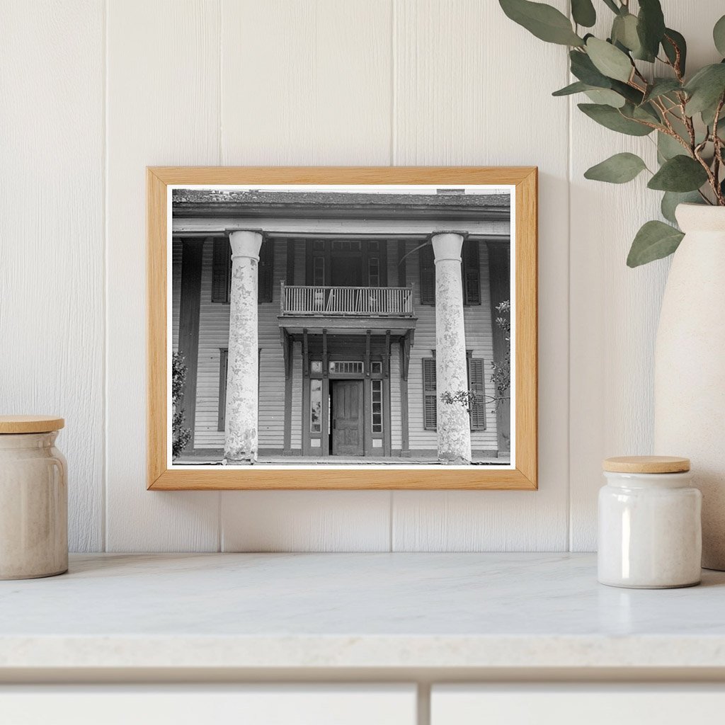 Pharr Plantation House Georgia 1937 Vintage Photograph - Available at KNOWOL