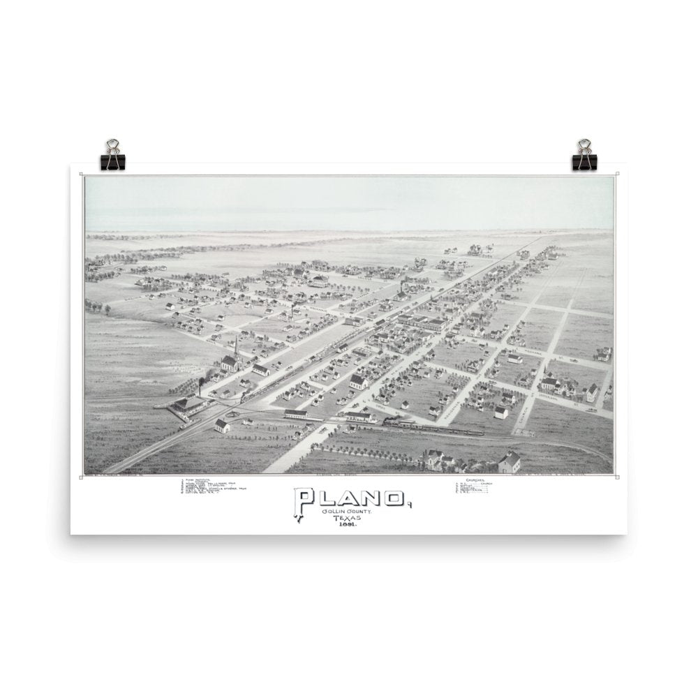 Plano, TX 1891 - Available at KNOWOL