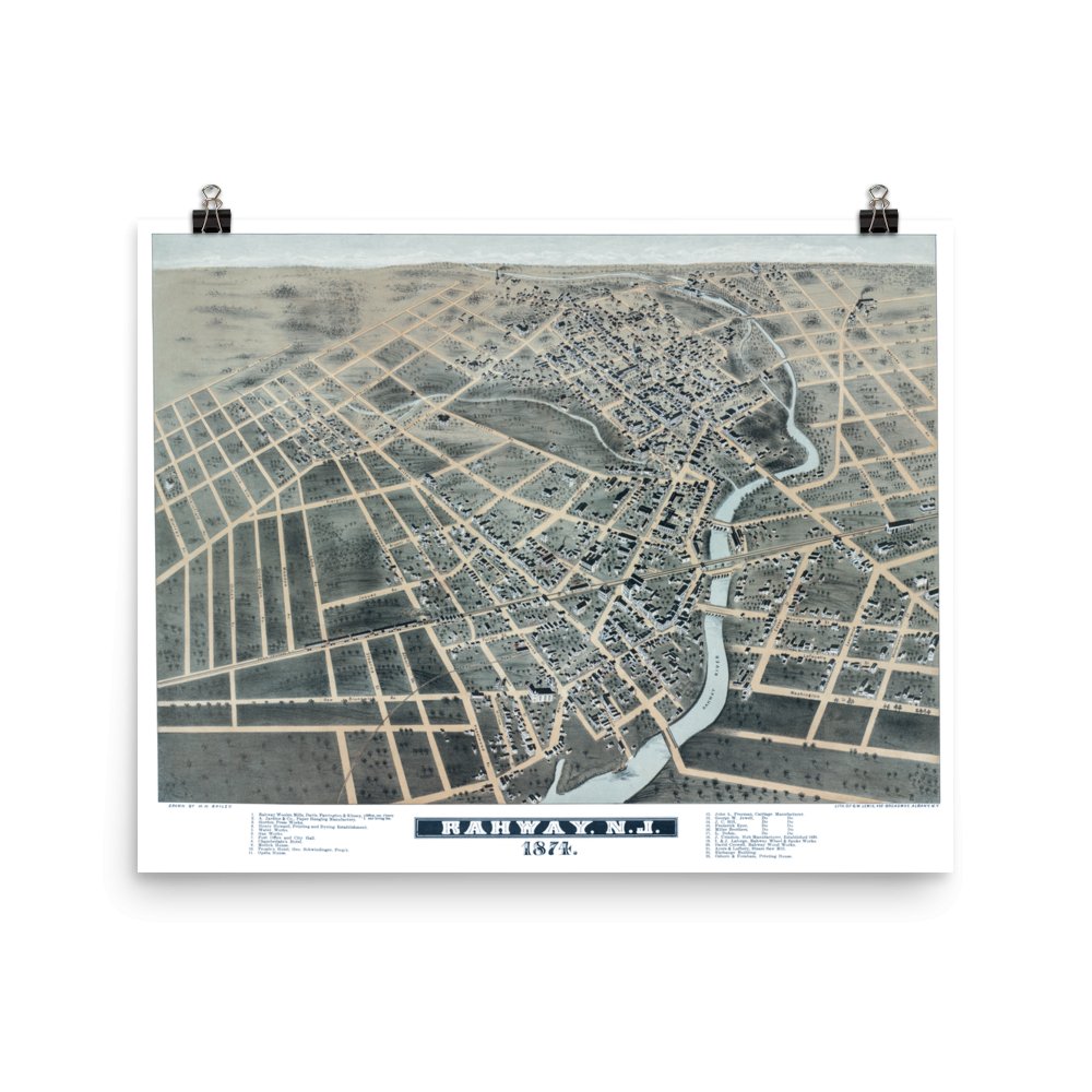 Rahway, NJ 1874 - Available at KNOWOL