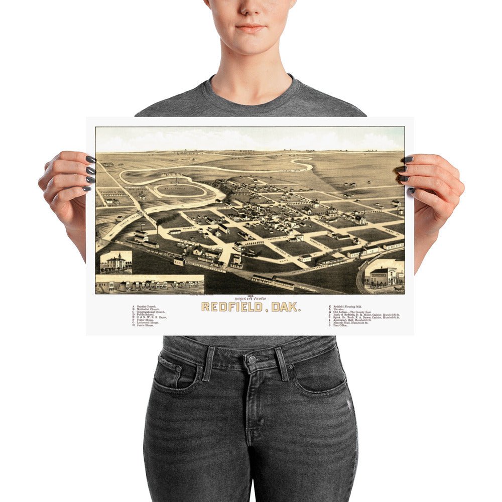 Redfield, SD 1883 - Available at KNOWOL