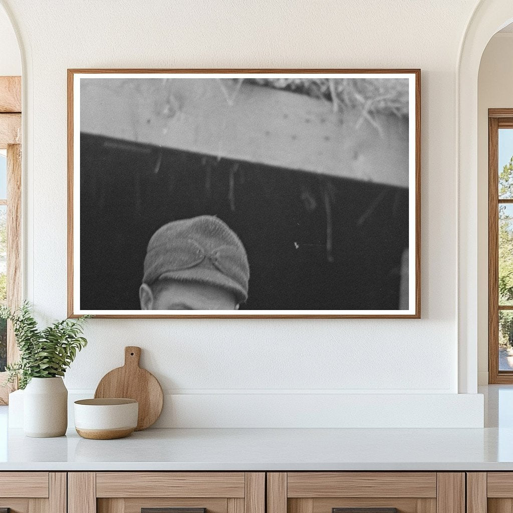 Rex Inman Rolling a Cigarette Iowa 1936 - Available at KNOWOL