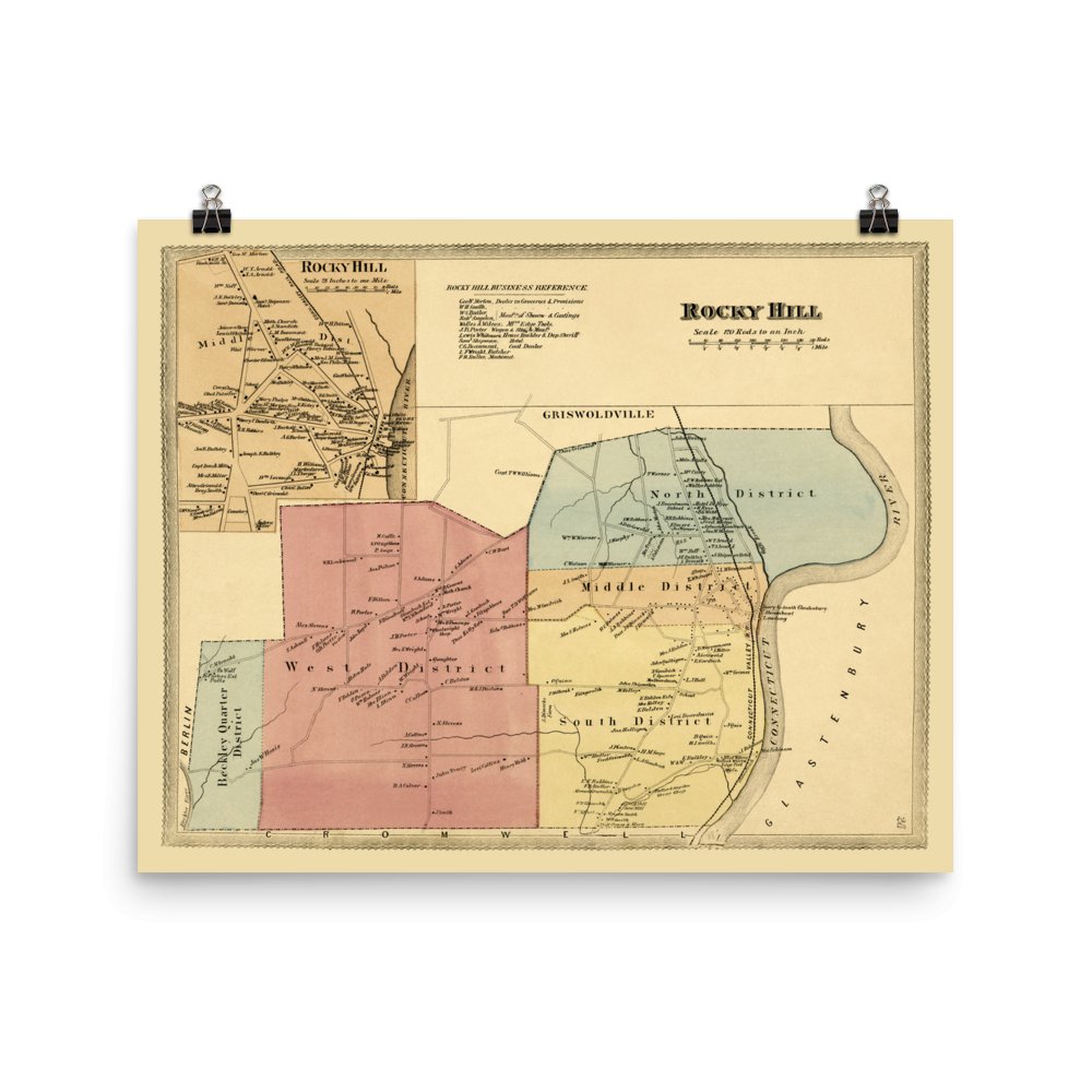 Rocky Hill, CT 1869 - Available at KNOWOL