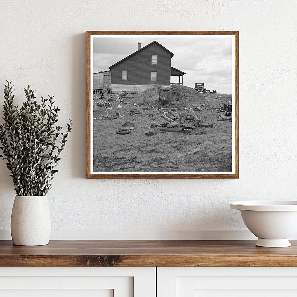 Root House and Debris in Florence County Wisconsin 1937 - Available at KNOWOL