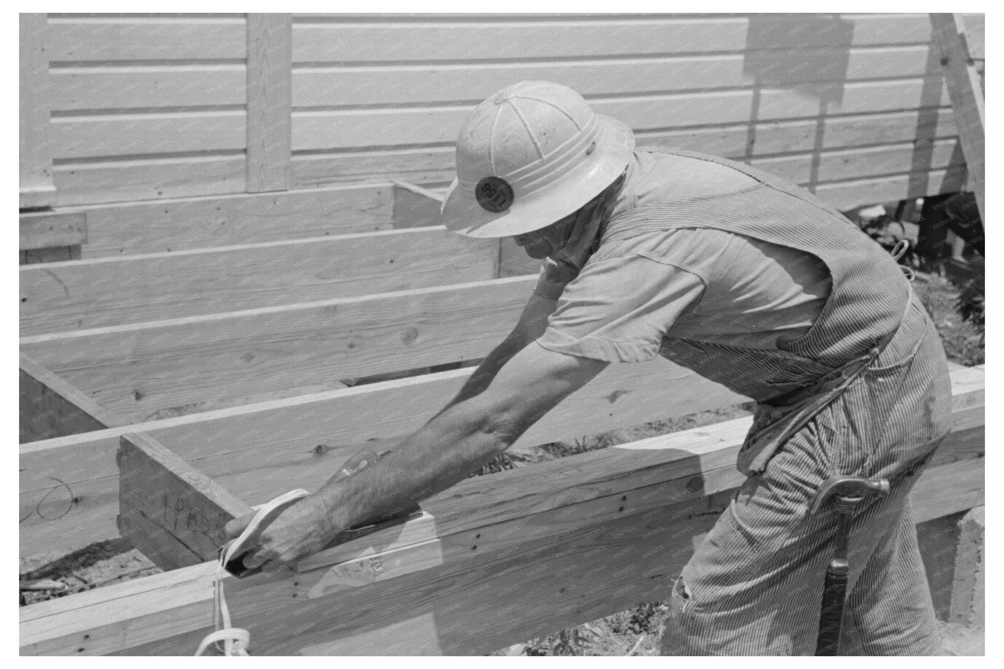 Setting Porch Floors in Southeast Missouri May 1938 - Available at KNOWOL