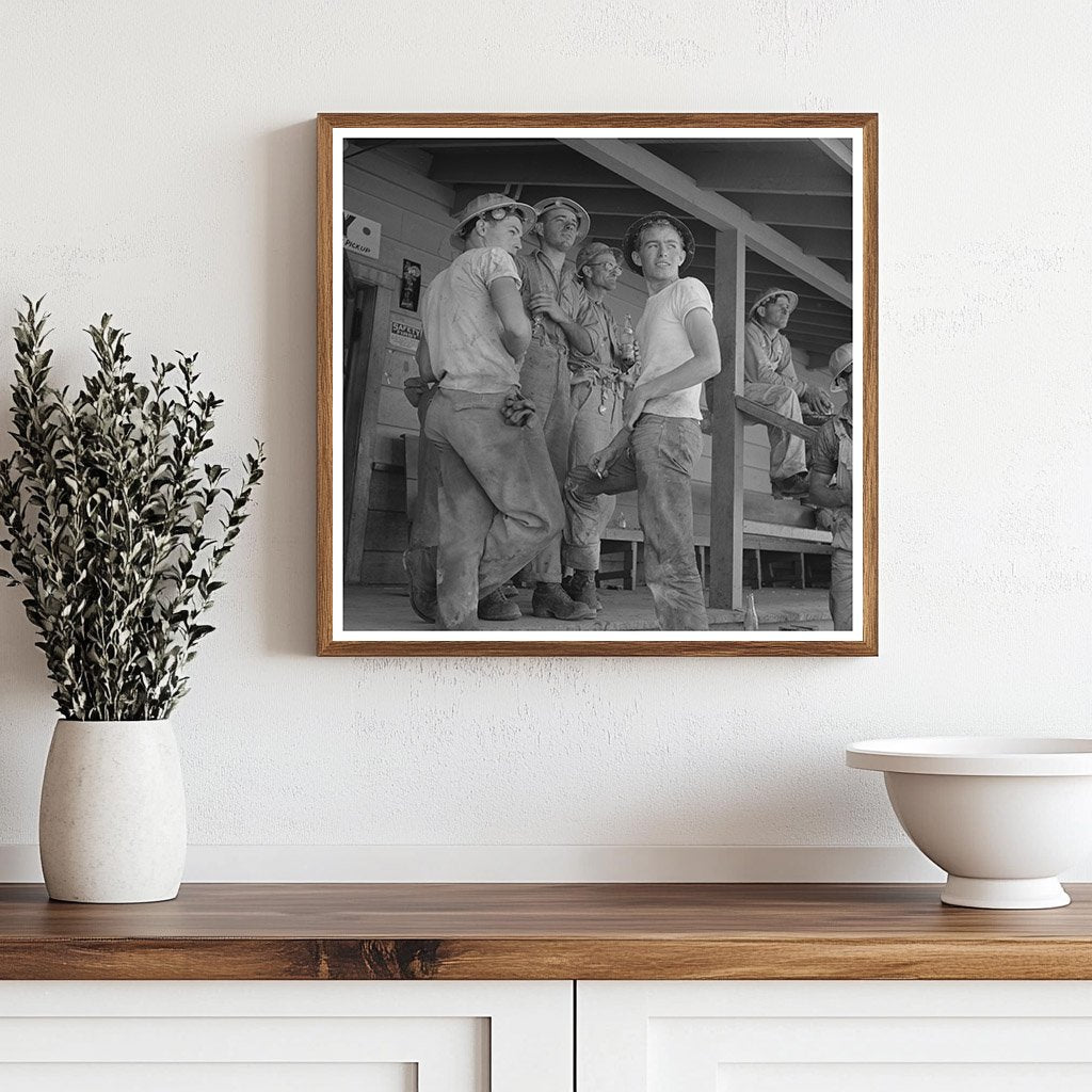 Shasta Dam Commissary Workman June 1942 Vintage Photo - Available at KNOWOL