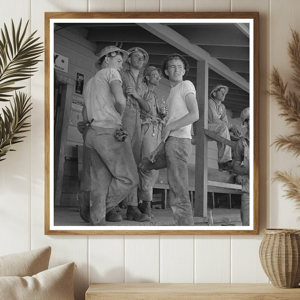 Shasta Dam Commissary Workman June 1942 Vintage Photo - Available at KNOWOL