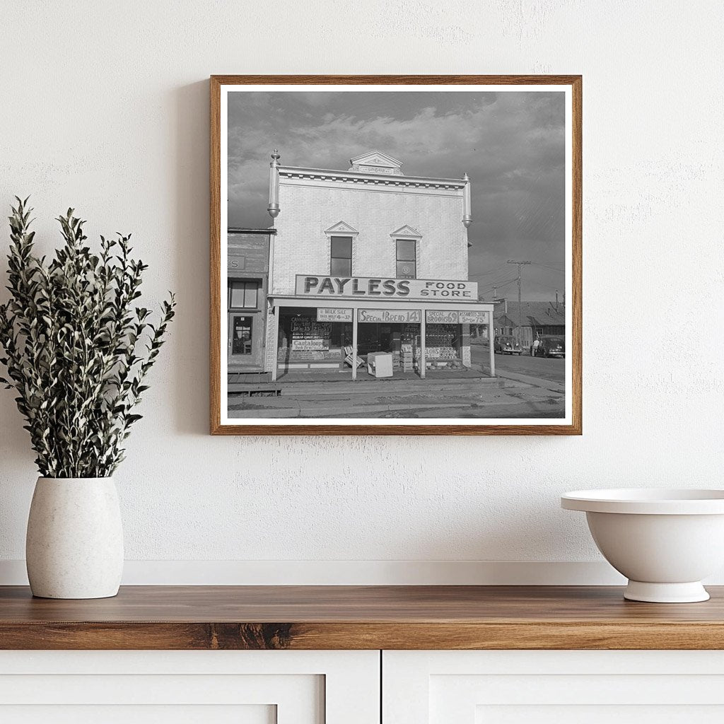 Sheridan Montana Grocery Store Vintage Photo August 1942 - Available at KNOWOL