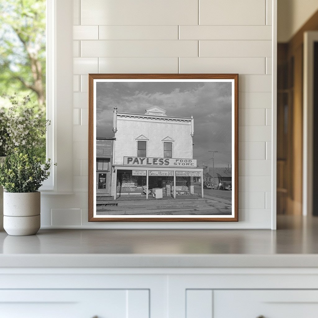 Sheridan Montana Grocery Store Vintage Photo August 1942 - Available at KNOWOL