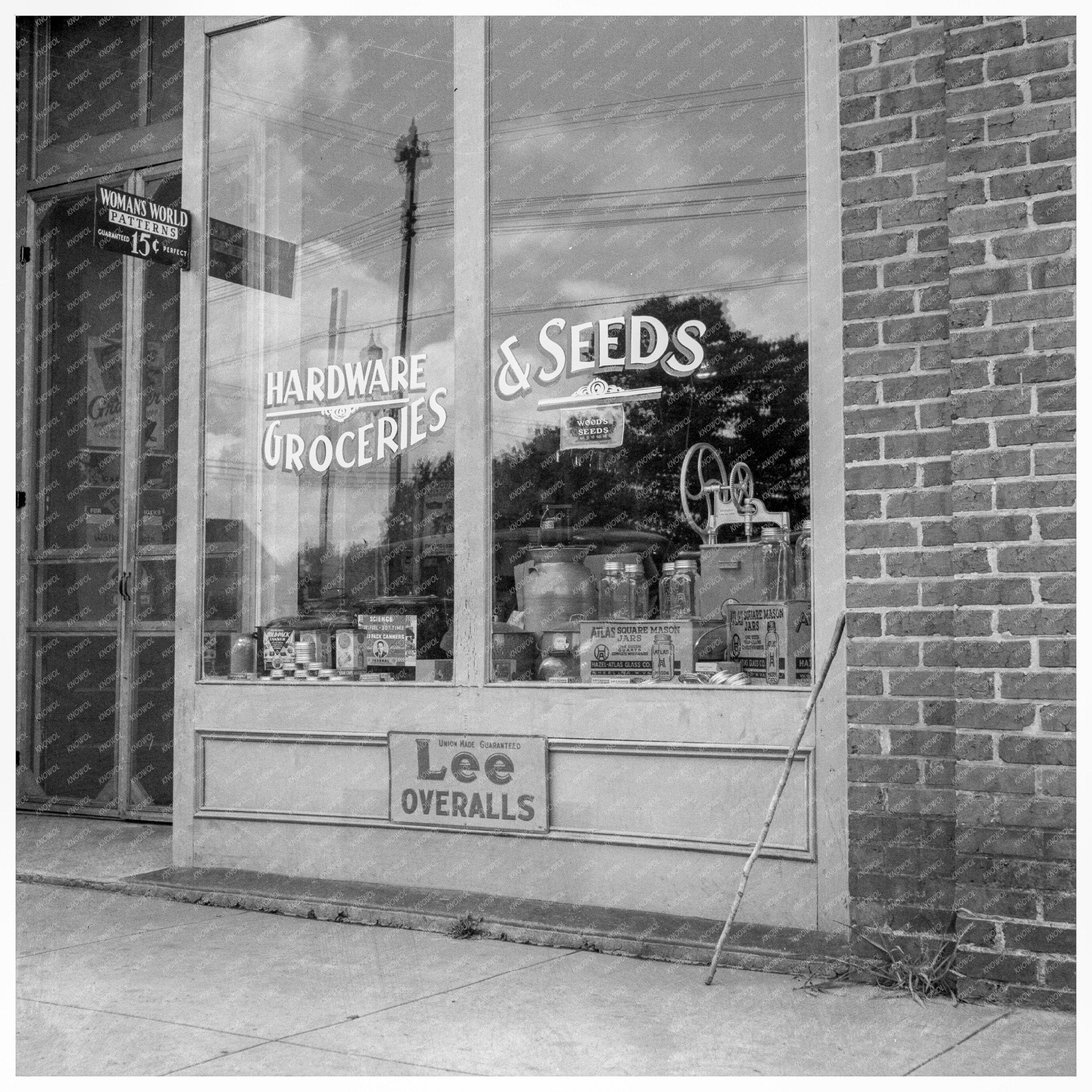 Siler City Hardware Store July 1939 Vintage Photo - Available at KNOWOL