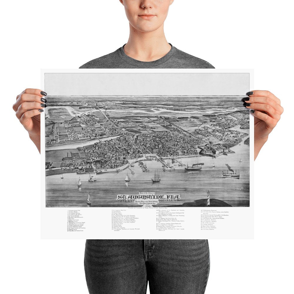 St. Augustine, FL 1885 - Available at KNOWOL