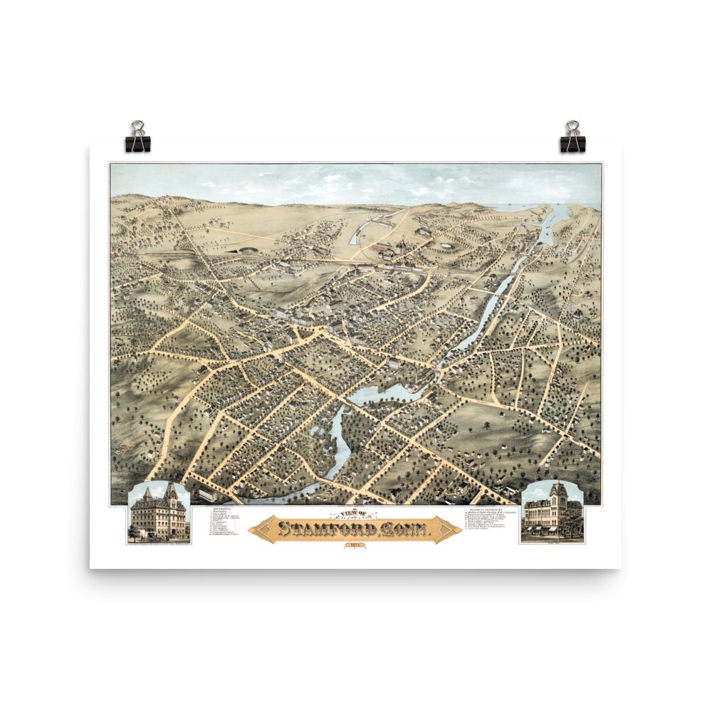 Stamford, CT 1875 - Available at KNOWOL