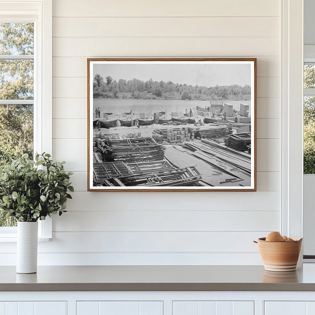 Steel Ramp Boat Production Southern Yard July 1942 - Available at KNOWOL