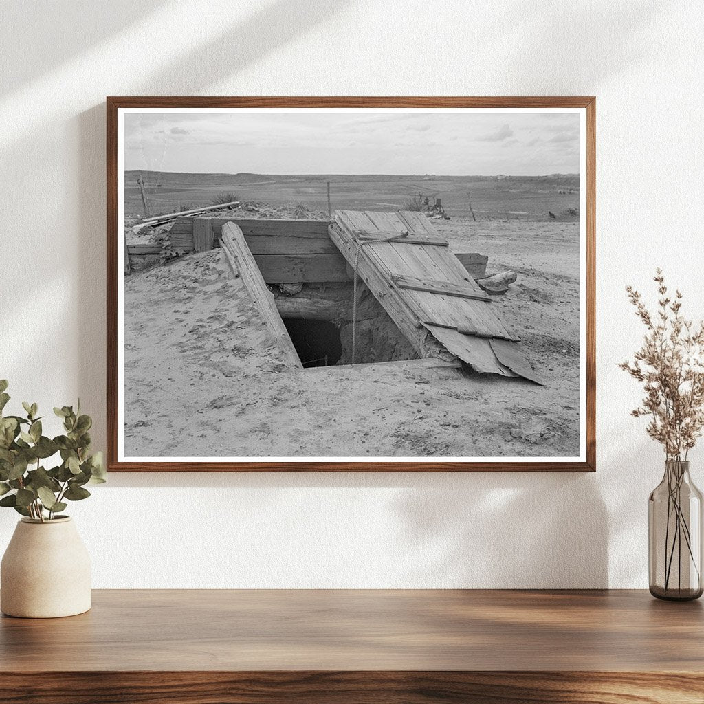 Storm Cellar in West Texas Panhandle June 1937 - Available at KNOWOL