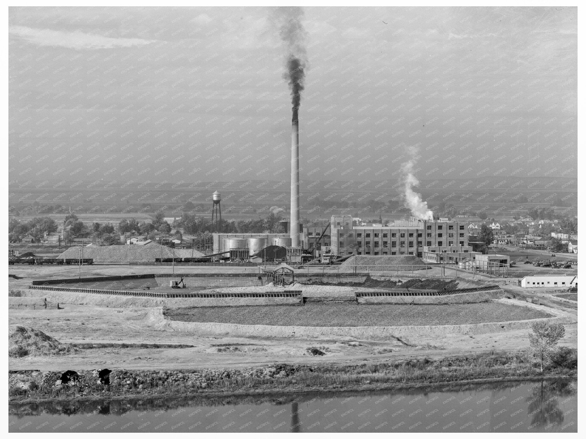 Sugar Beet Factory in Nyssa Oregon October 1939 - Available at KNOWOL