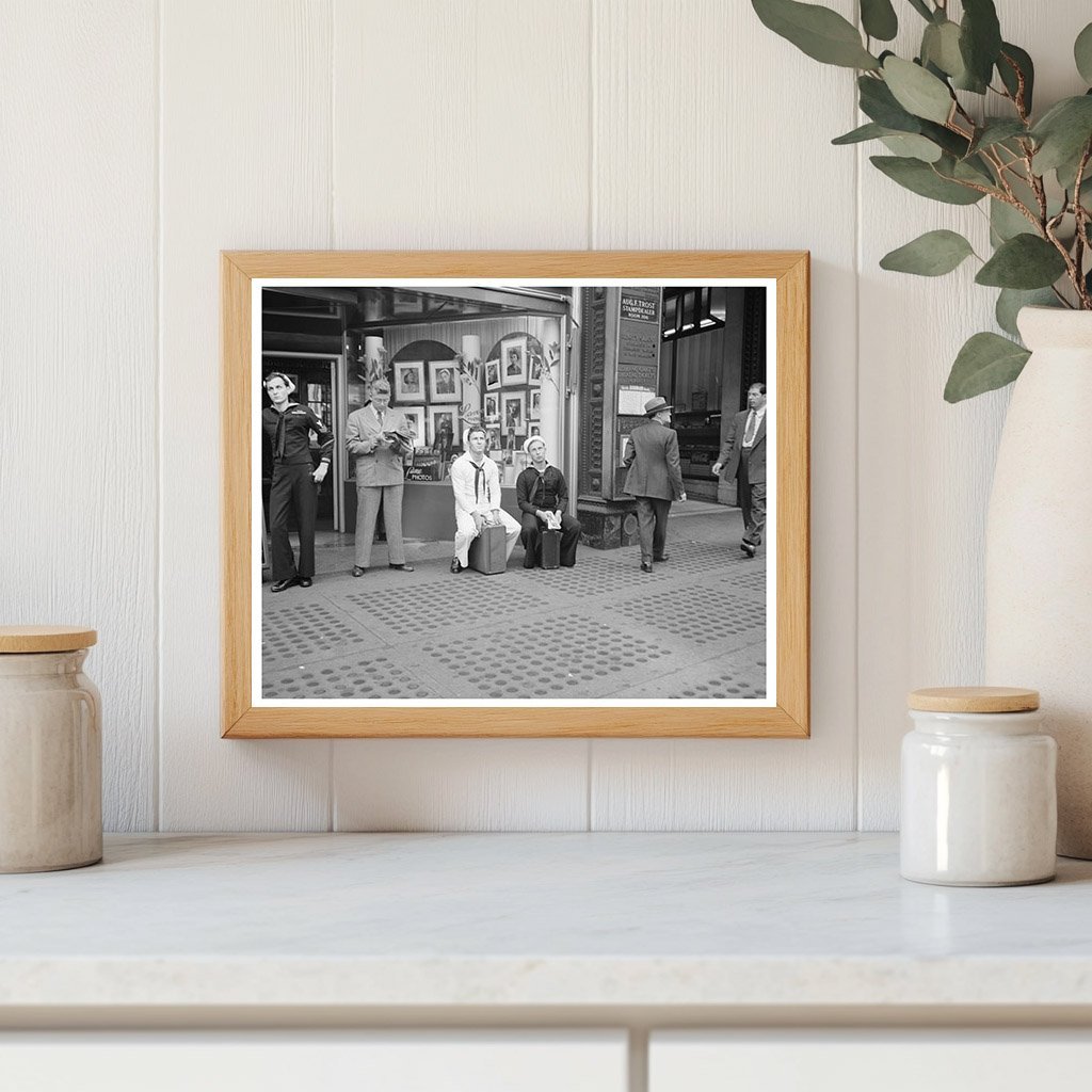 Times Square New York City D - Day Vintage Photo 1944 - Available at KNOWOL