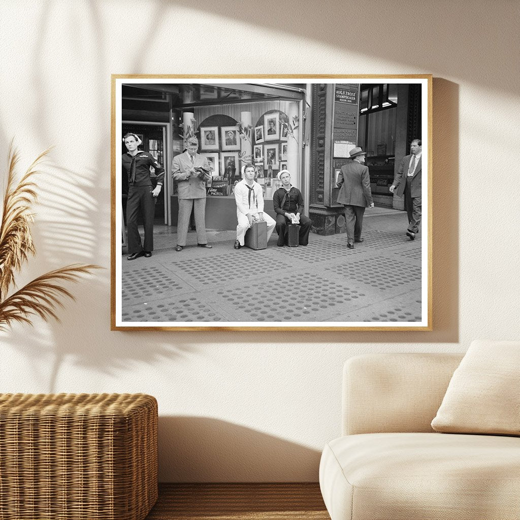 Times Square New York City D - Day Vintage Photo 1944 - Available at KNOWOL