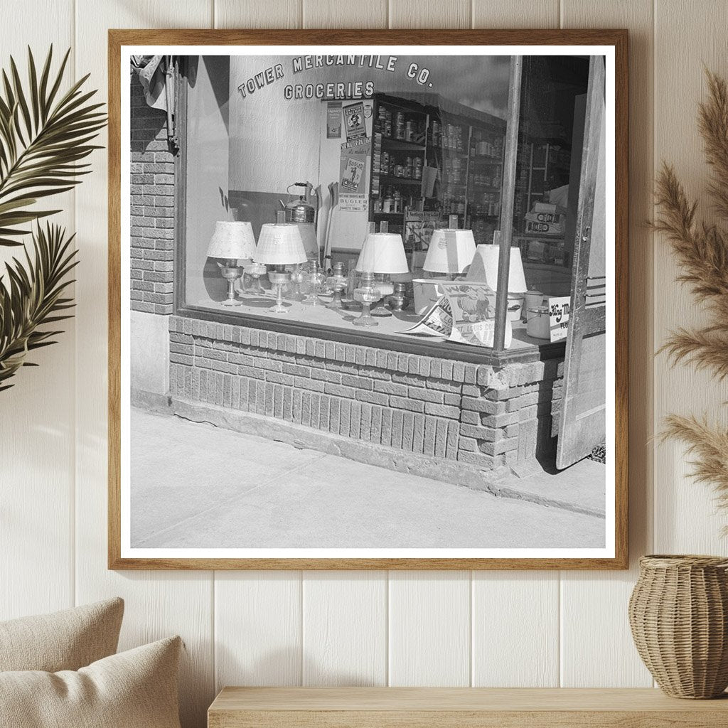 Tower Minnesota Store Window August 1937 Vintage Photo - Available at KNOWOL