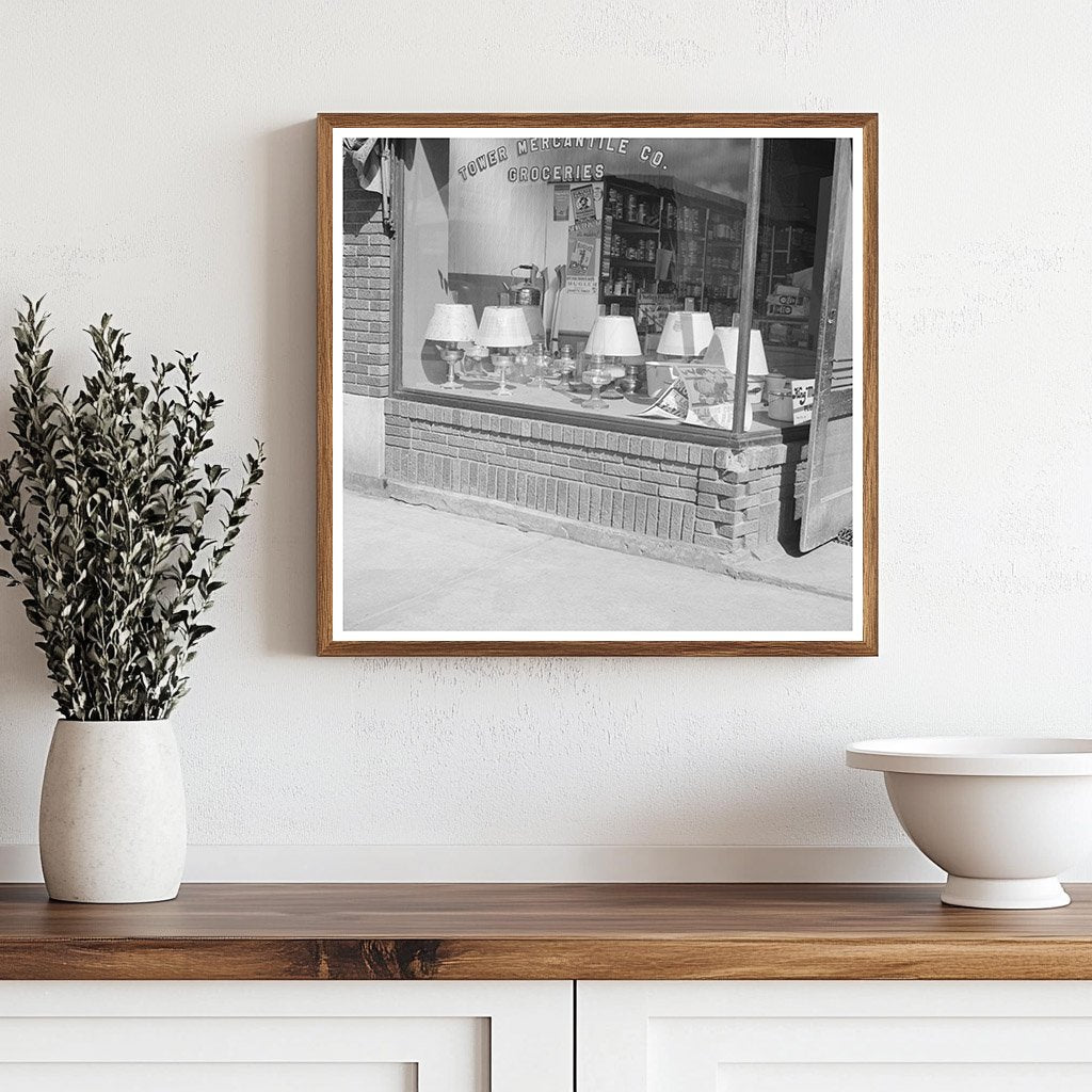 Tower Minnesota Store Window August 1937 Vintage Photo - Available at KNOWOL