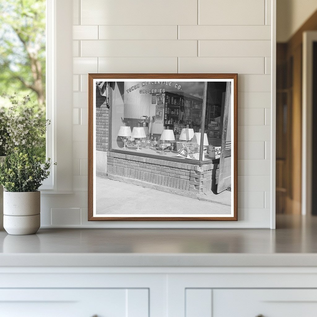 Tower Minnesota Store Window August 1937 Vintage Photo - Available at KNOWOL