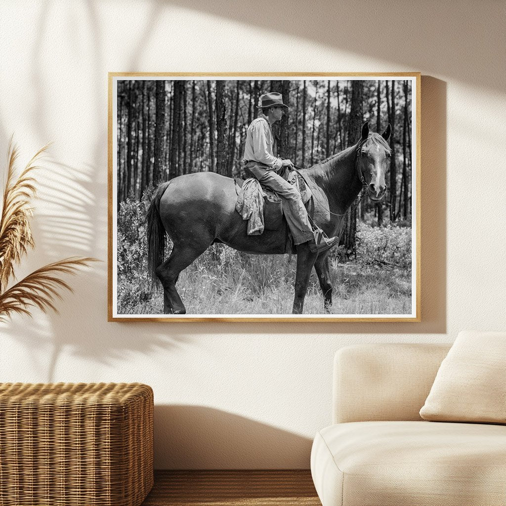 Turpentine Woods Overseer Georgia 1937 Vintage Photo - Available at KNOWOL