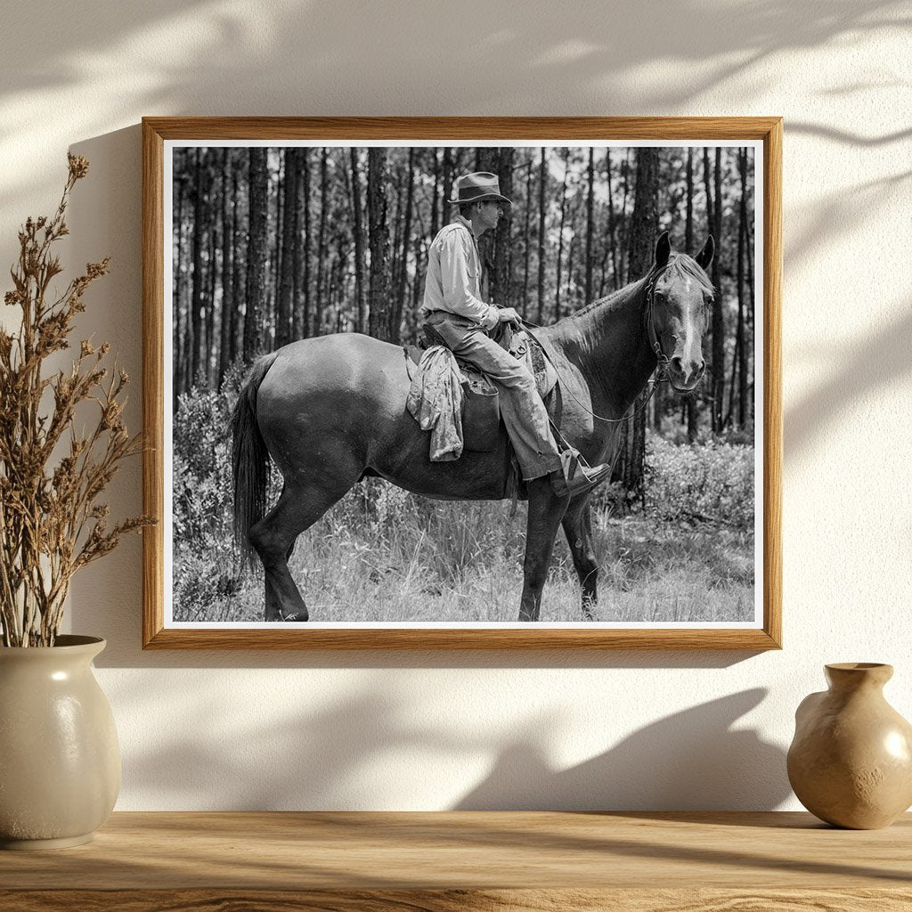 Turpentine Woods Overseer Georgia 1937 Vintage Photo - Available at KNOWOL
