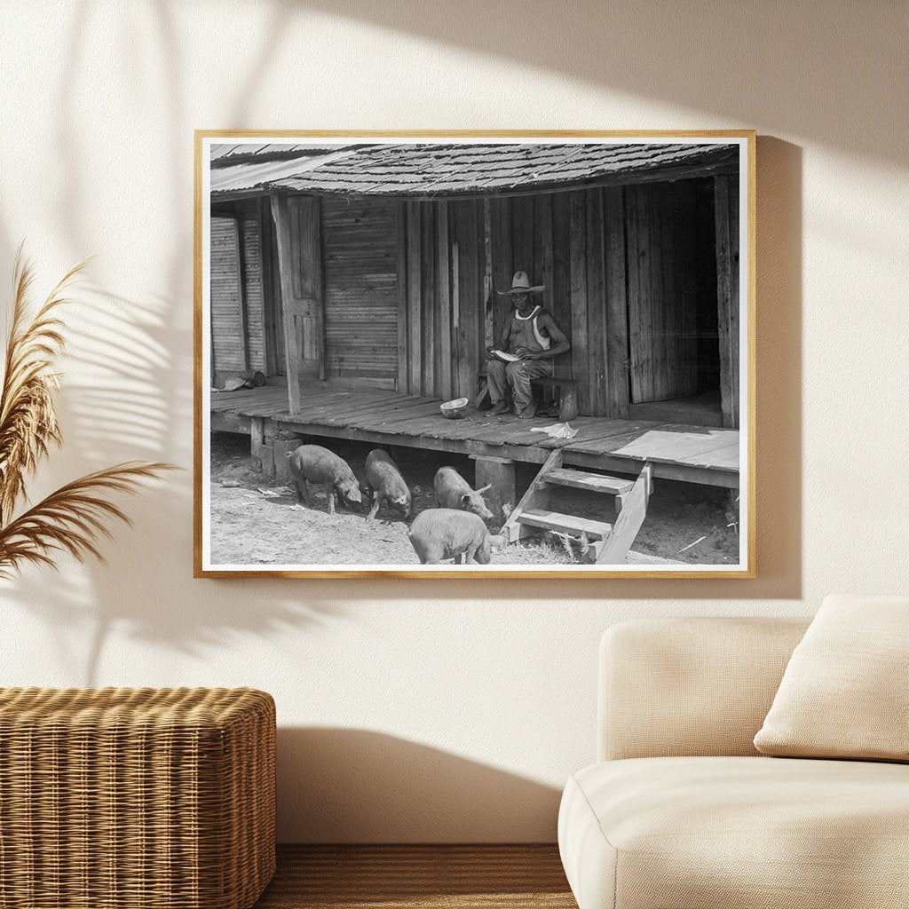 Turpentine Workers Home Georgia July 1937 Vintage Photo - Available at KNOWOL