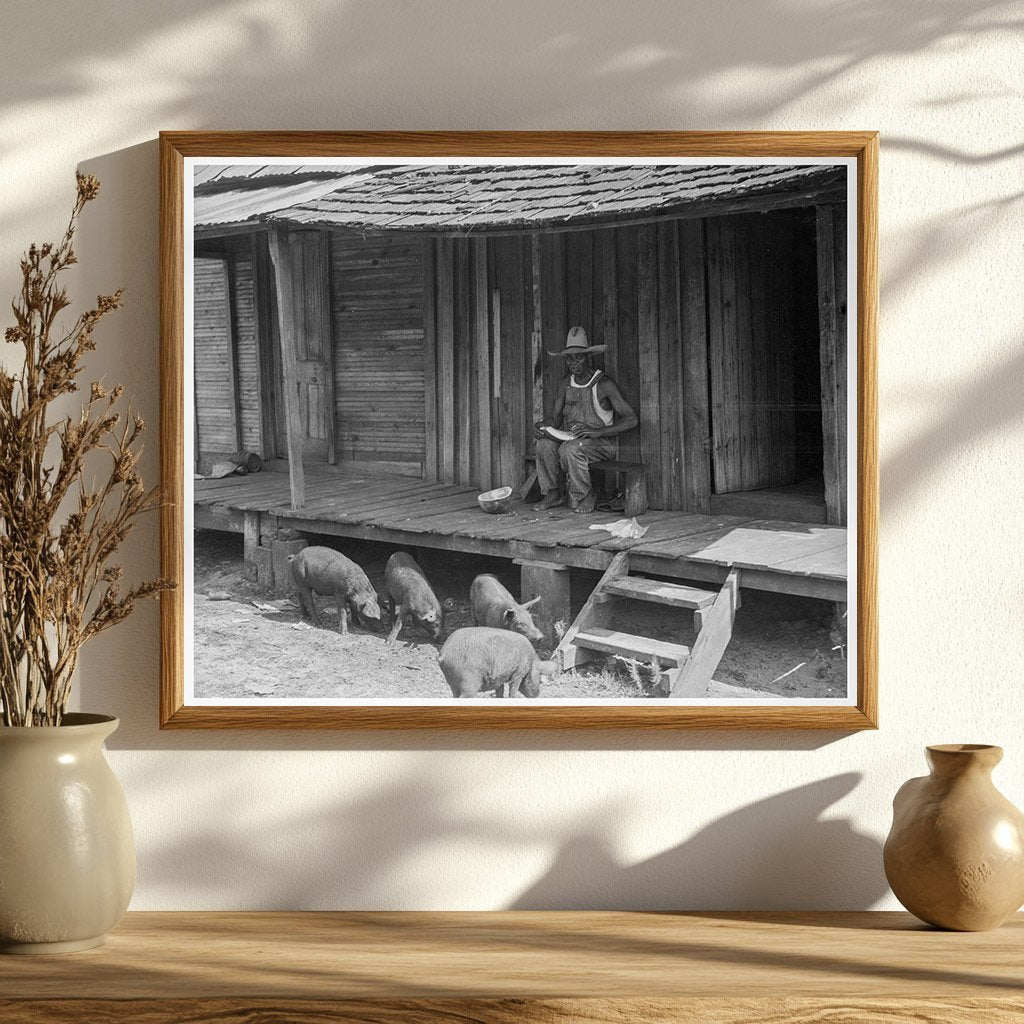 Turpentine Workers Home Georgia July 1937 Vintage Photo - Available at KNOWOL