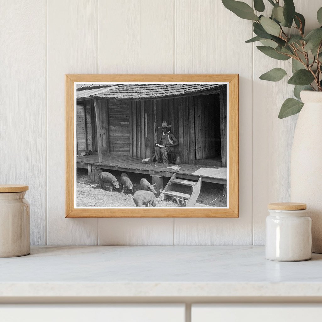 Turpentine Workers Home Georgia July 1937 Vintage Photo - Available at KNOWOL